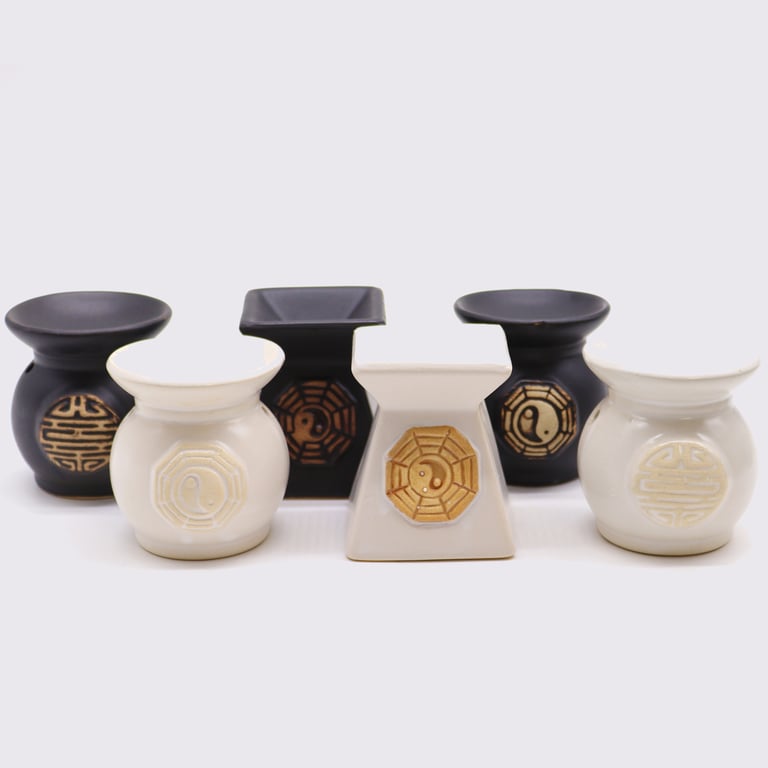 ClassicYin Yang Oil Burners - Natural Home Fragrance Aromatherapy Lamps
