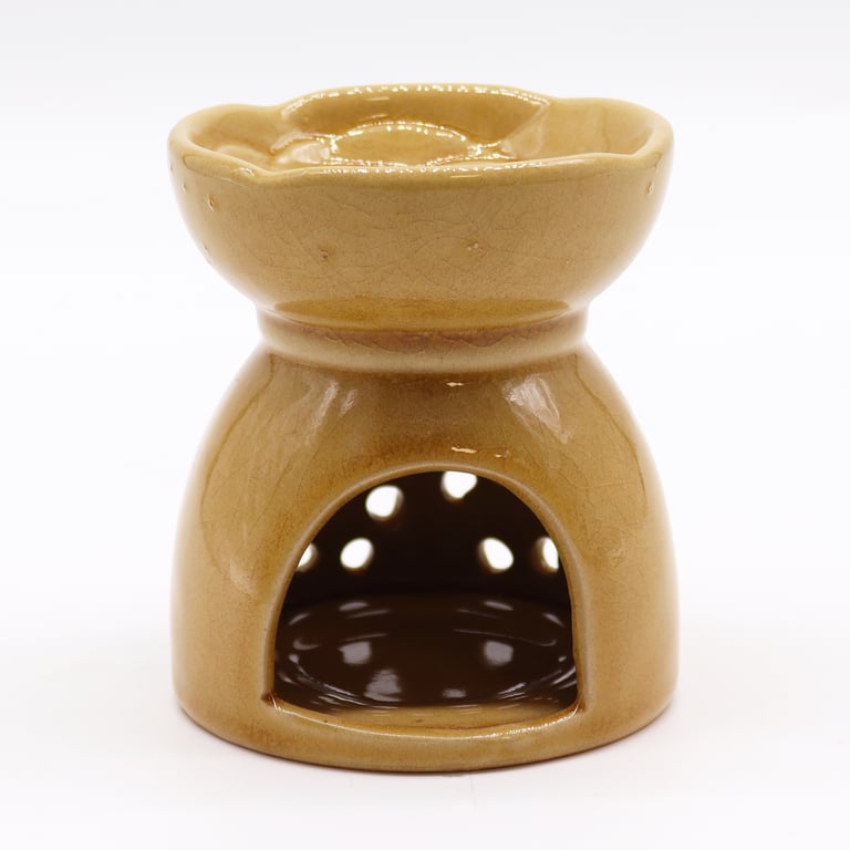 Tree of Life Oil Burner - Honey Scented Essential Oil Diffuser for Natural Home Fragrance
