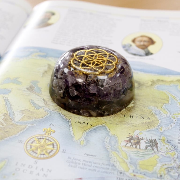 Orgonite Power Pack (Amethyst Dome) - Radiation Protection by Your Brand