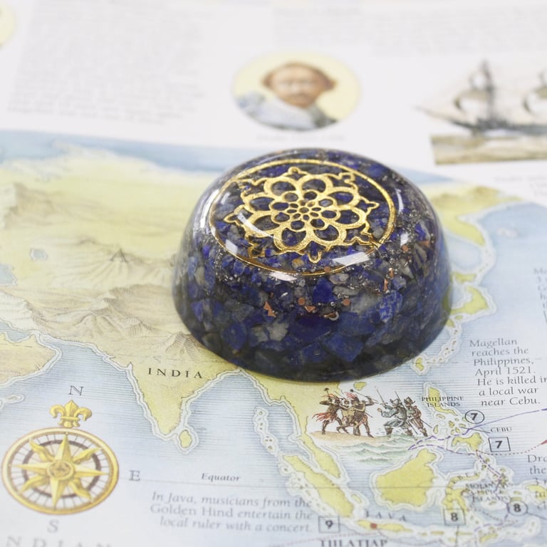 Orgonite Power Packs (Lapis Dome) - Radiation Balancing by OrbShop
