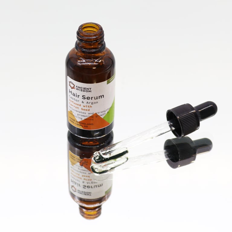 Organic Carrot Seed Hair Serum 30ml - Natural Growth & Nourishment Treatment