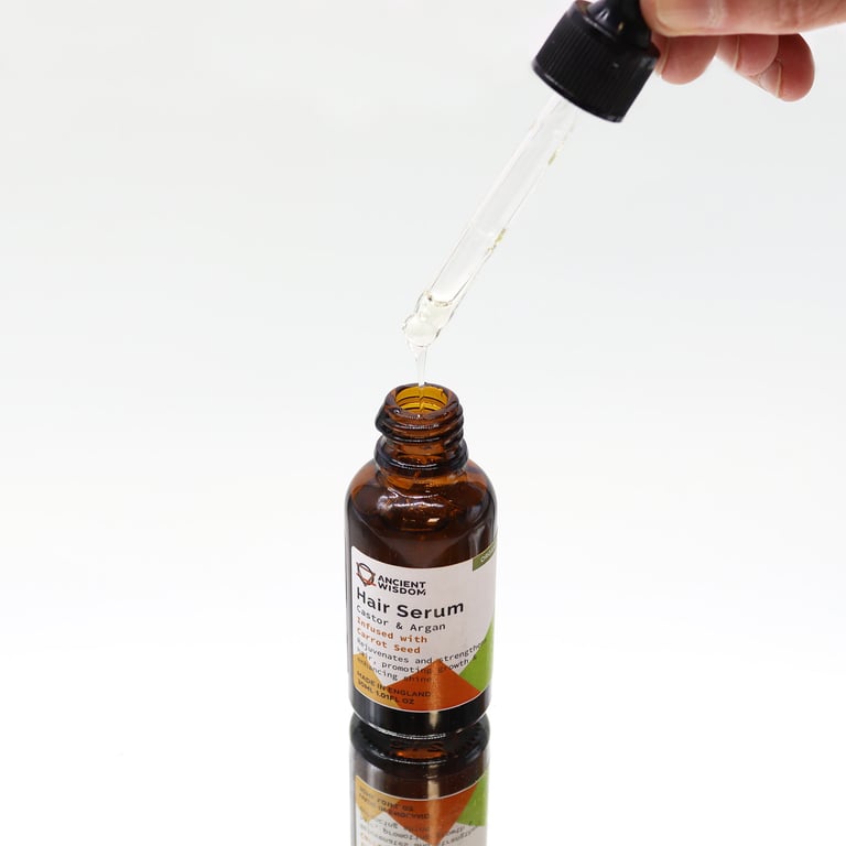 Organic Carrot Seed Hair Serum 30ml - Natural Growth & Nourishment Treatment