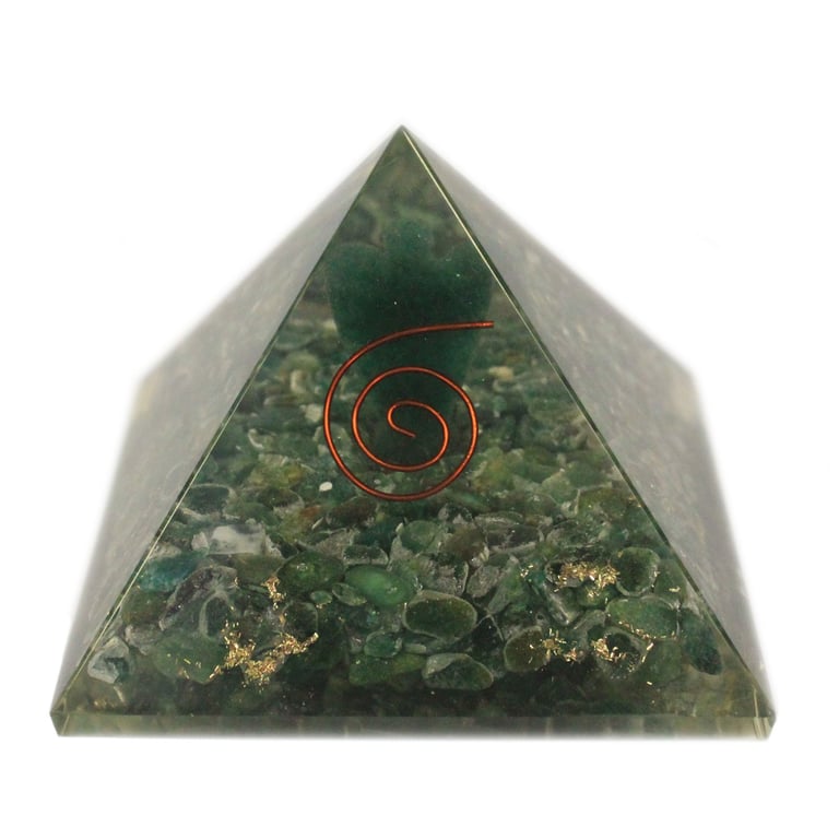 70mm Orgonite Pyramid Angel - Lrg Crystal Healing Energy Booster
