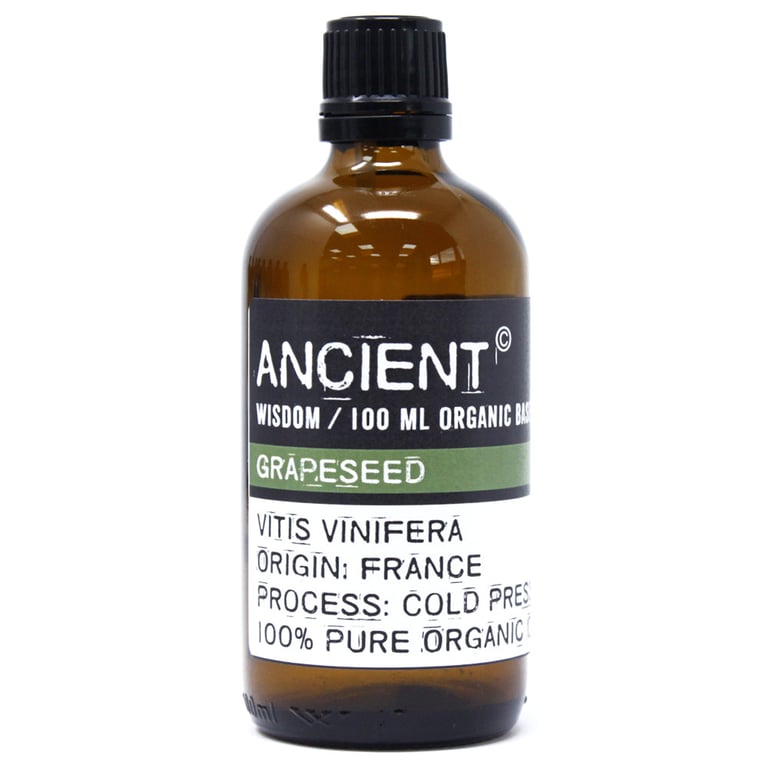 Organic Grapeseed Base Oil - 100 Pure & Natural - Brand Name (if available)