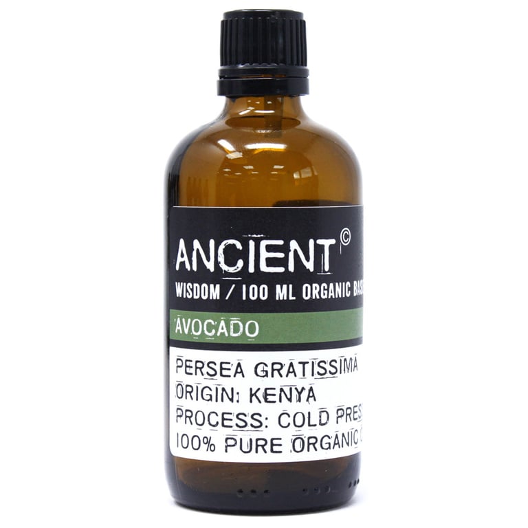 Avocado Organic Base Oil - Natural Skincare Moisturizer 100ml