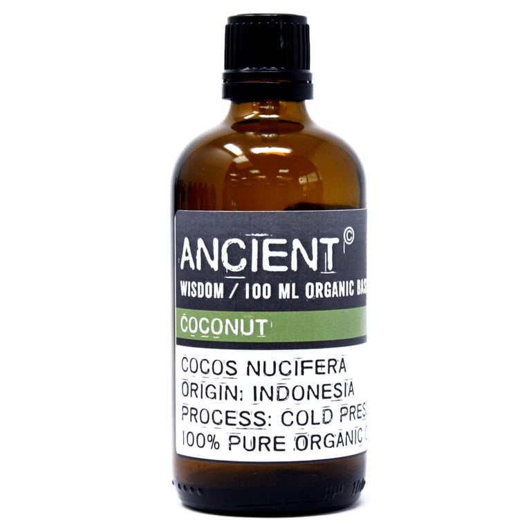Organic Virgin Coconut Base Oil - 100ml Natural Skin Care Oil