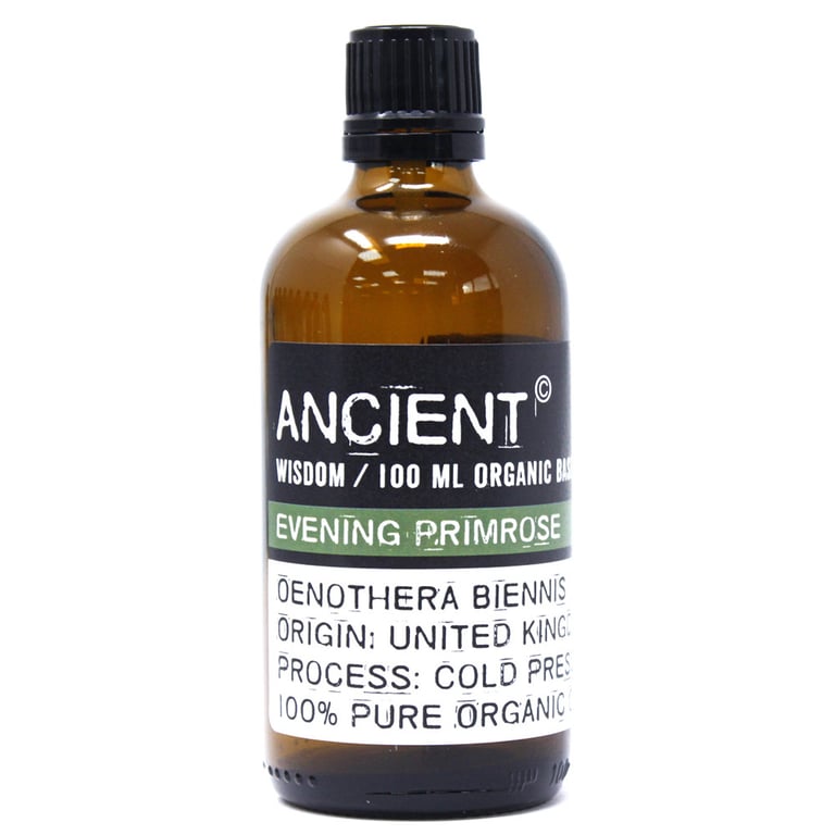 Evening Primrose Organic Base Oil - 100ml Natural Skin Care Oil