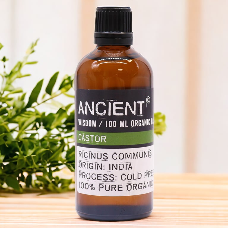 Organic Pure Castor Oil 100ml - Natural Skincare and Hair Care Solution