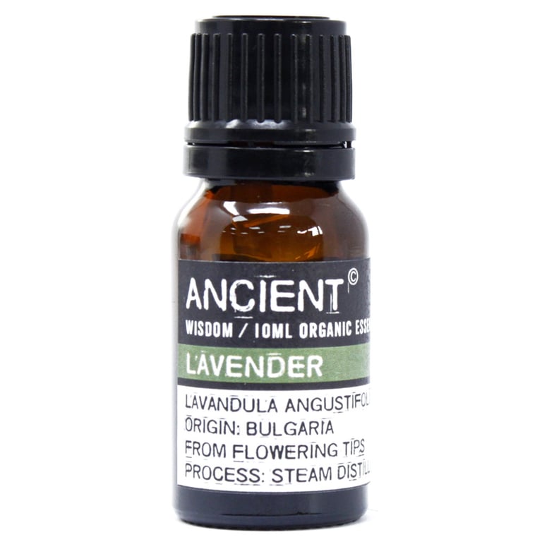 Pure Organic Lavender Essential Oil 10ml - Natural Aromatherapy Oil