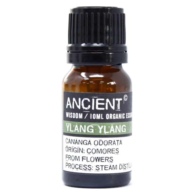 Organic Ylang Ylang Essential Oil (10ml) - Aromatherapy, Pure & Natural