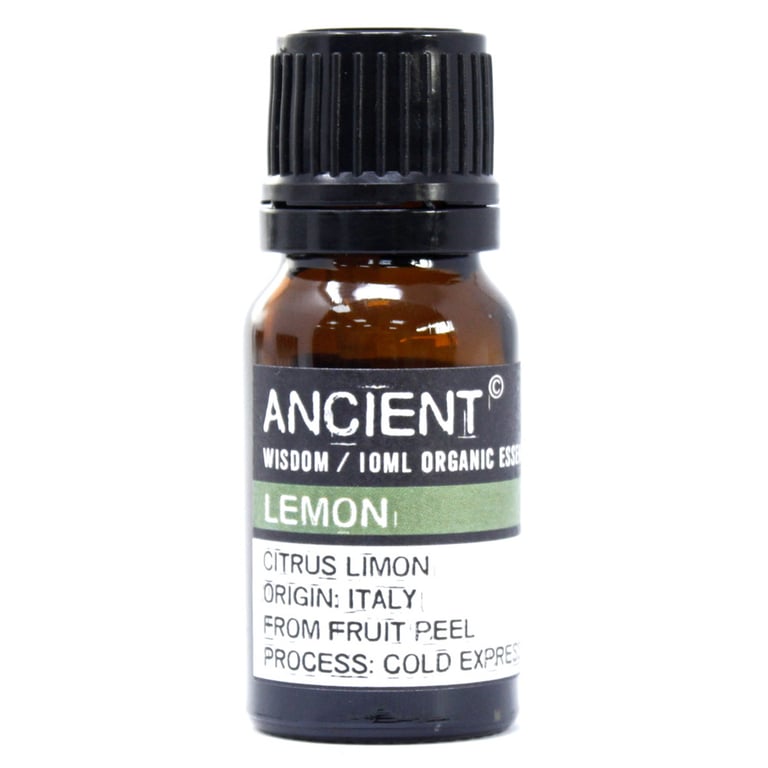 Lemon Organic Essential Oil 10ml - Pure Natural Fragrance Oil