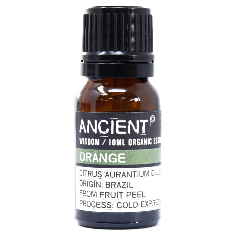 Orange Organic Essential Oil 10ml - Natural Home Aromatherapy Wellness Oil