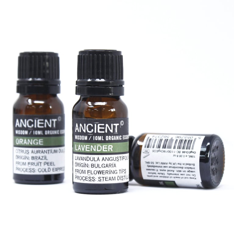 Organic Lemongrass Essential Oil 10ml - Pure Aromatherapy Oil