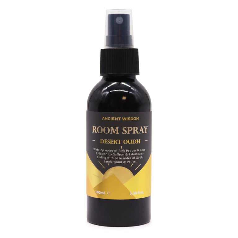Desert Oudh 100ml Luxury Room Spray - Aromatic Mens Fragrance