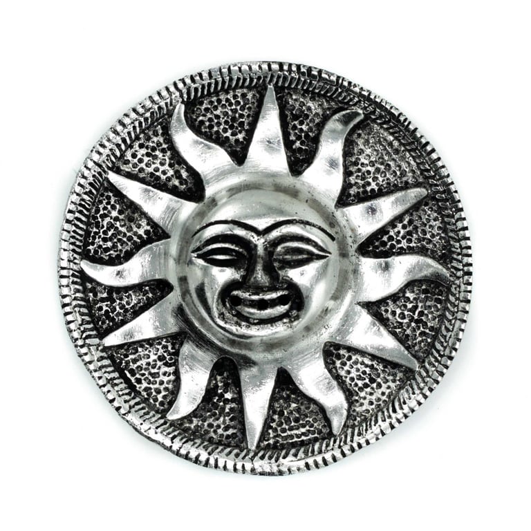 Polished Aluminium Outdoor Incense Holder 9m - Durable Metal Stand for Long Burning Candles and Essential Oils