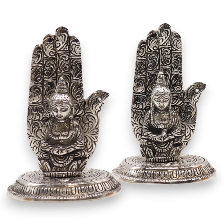 Hand-Crafted Ceramic Buddha Incense Holder for Meditation and Spiritual Practices