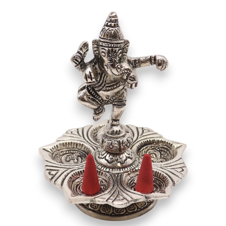 Dancing Ganesha Spiritual Incense Holder for Meditation and Relaxation