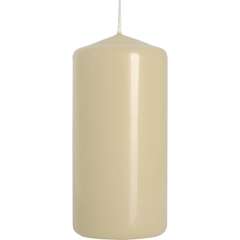 Ivory 50x100mm Pillar Candle - Elegant Home Decor Candle Holder