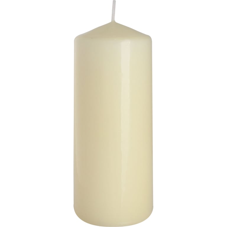 60x150mm Ivory Large Pillar Candle - Elegant Home Decor White Candle