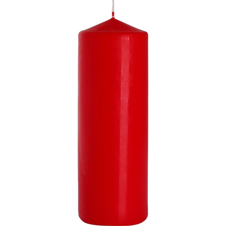 80x250mm Red Pillar Candle - Premium Quality
