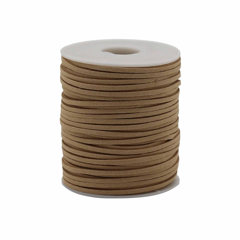 Bulk Roll Pendant Cord - 2.5mm x 45m Tan A120 Colour Coded Cable