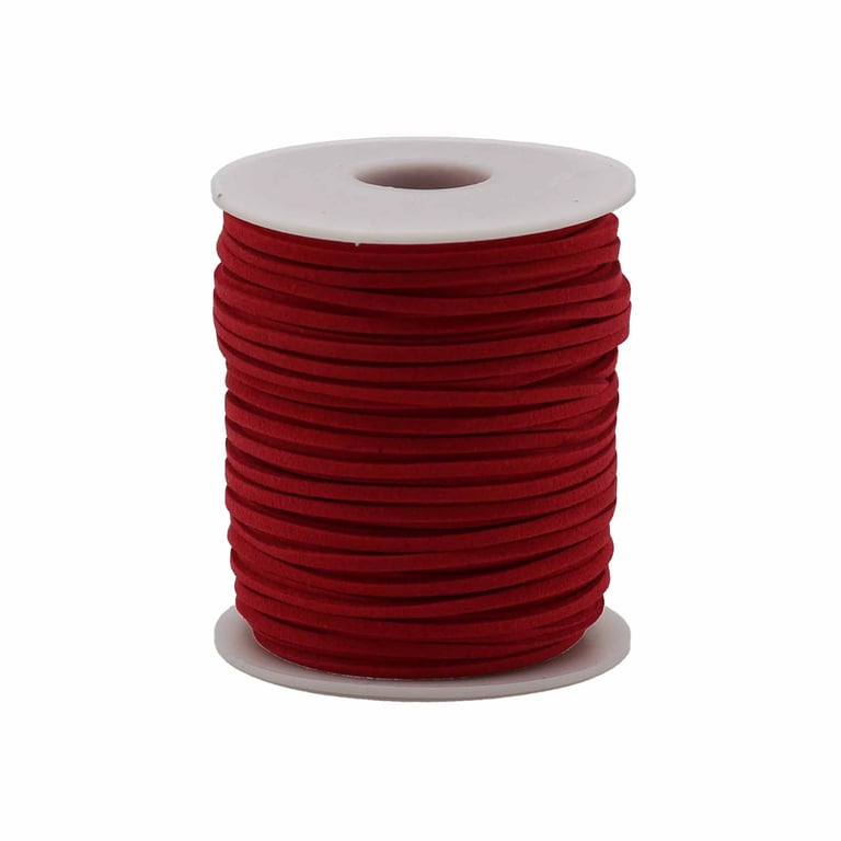 Bulk Roll Pendant Cord - 2.5mm x 45m Red A056, LED Compatible Jewelry Making Supply