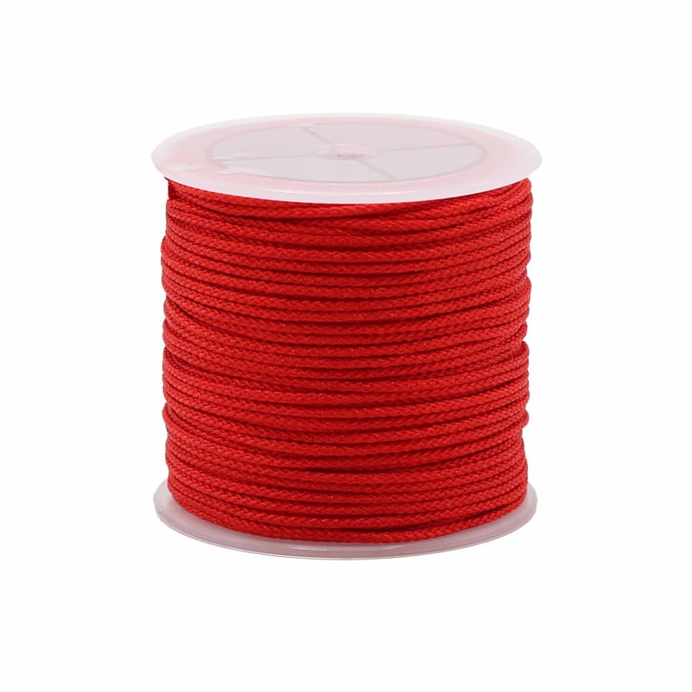 Bulk Roll 2mm Red String - 25m Home Decor Craft Supply