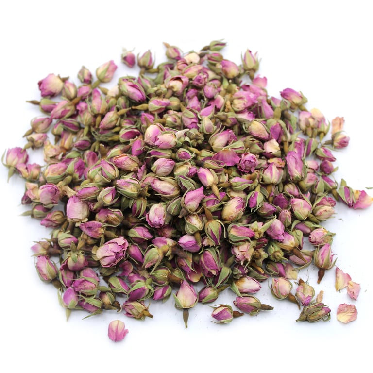 0.5kg Pink Rose Buds - Natural, Fragrant Decorative Flowers