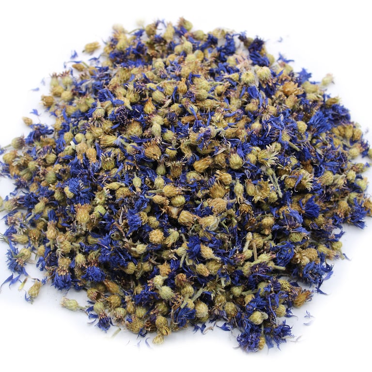 0.5kg Whole Cornflowers - Premium Quality Blue Blooms