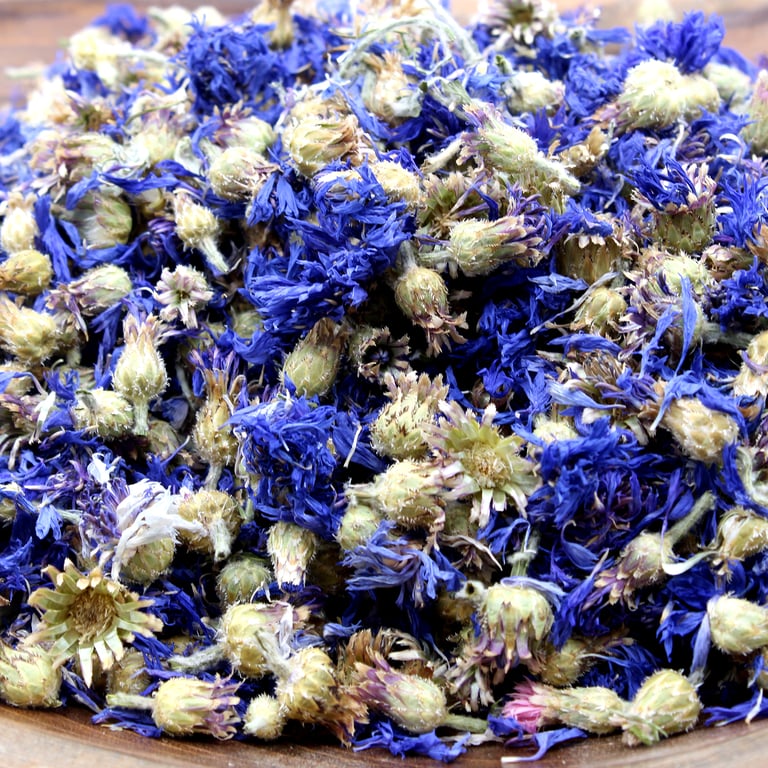 0.5kg Whole Cornflowers - Premium Quality Blue Blooms