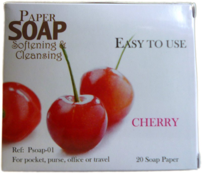 Cherry Paper Soap - Natural Home Fragrance Gift Soap Bar