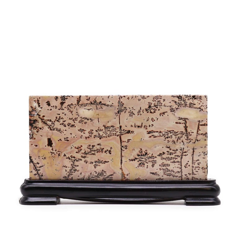 140x80mm Guohua Picture Stones (Aprox 100gm) - Landscape Artwork by Guohua