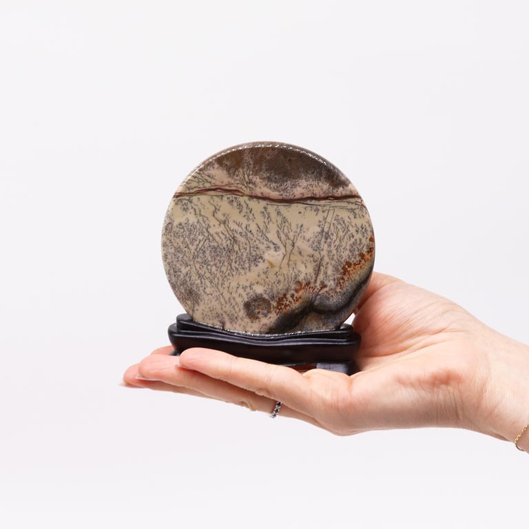 100mm Guohua Picture Stones (approx 140gm) - Decorative Art Discs