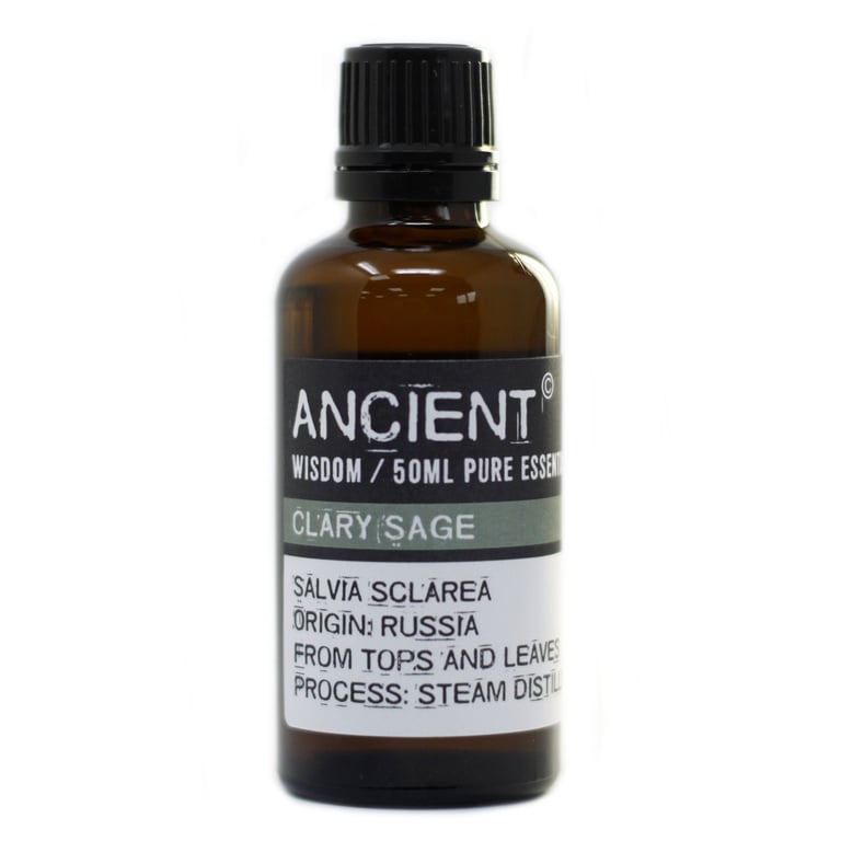 50ml Clary Sage Essential Oil - Pure Aromatherapy by Brand