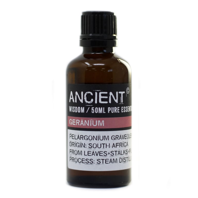 Essential Oil - Pure Geranium (Egyptian Extract) - 50ml, AromaWeb