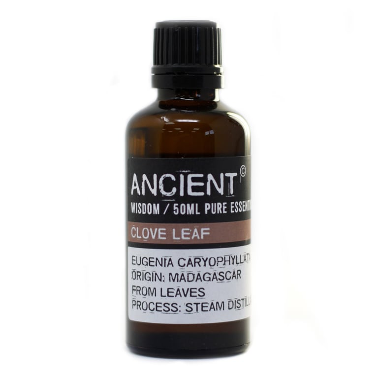 Clove Leaf Essential Oil 50ml - Natural Pain Relief & Aromatherapy Oil