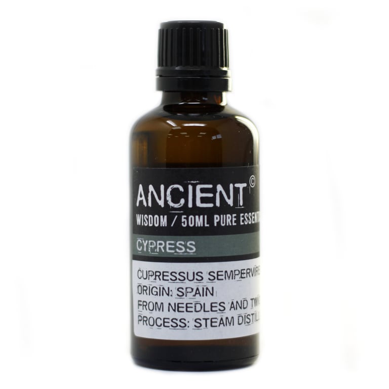 50ml Pure Cypress Essential Oil - Aromatic & Invigorating - Cypress
