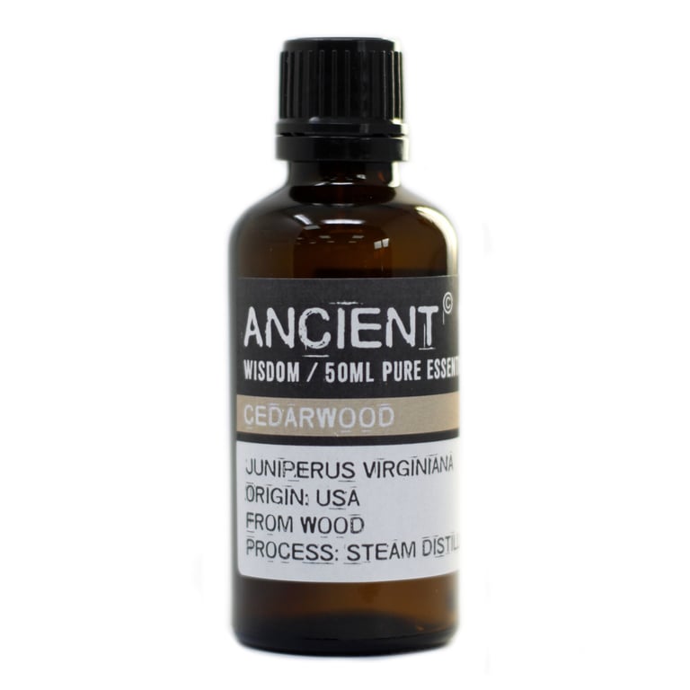 Cedarwood Virginian 50ml - Pure Natural Aromatherapy Oil for Relaxation and Calm
