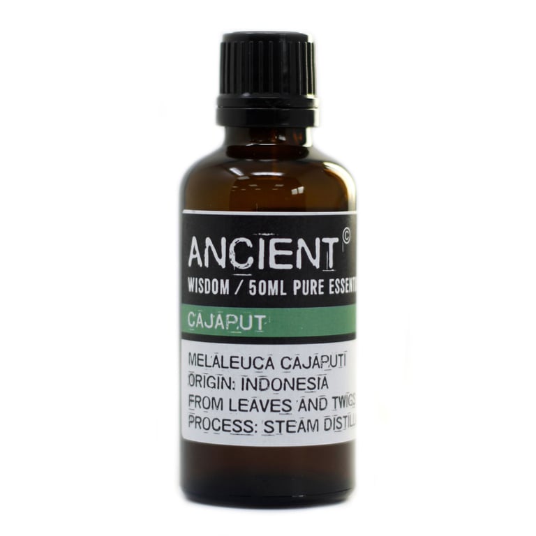 Natural Cajaput Oil - 50ml Antiseptic Aromatherapy Essential Oil for Insect Repellent and Skin Care