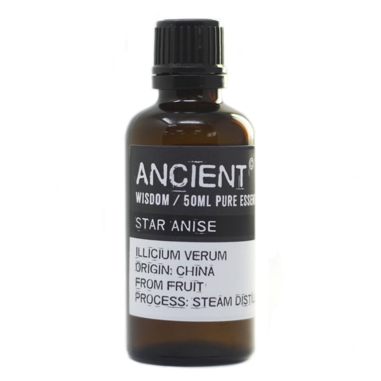 50ml Star Anise Essential Oil - High-Quality Aniseed Extract from Chinese Star Anise