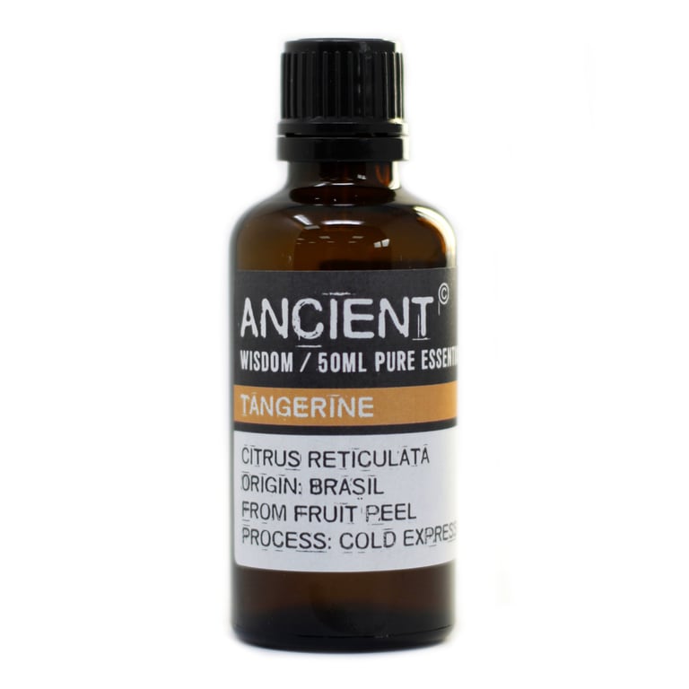Tangerine 50ml Essential Oil - Natural Aromatherapy Oil for Stress Relief and Fragrance