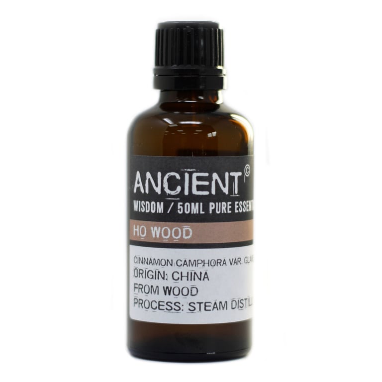 Ho Wood 50ml Essential Oil - Natural Aromatherapy Fragrance for Home and Mindful Living