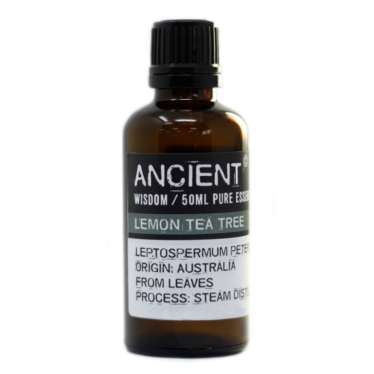 50ml Lemon Tea Tree Essential Oil - Pure & Invigorating, by TeaTree50