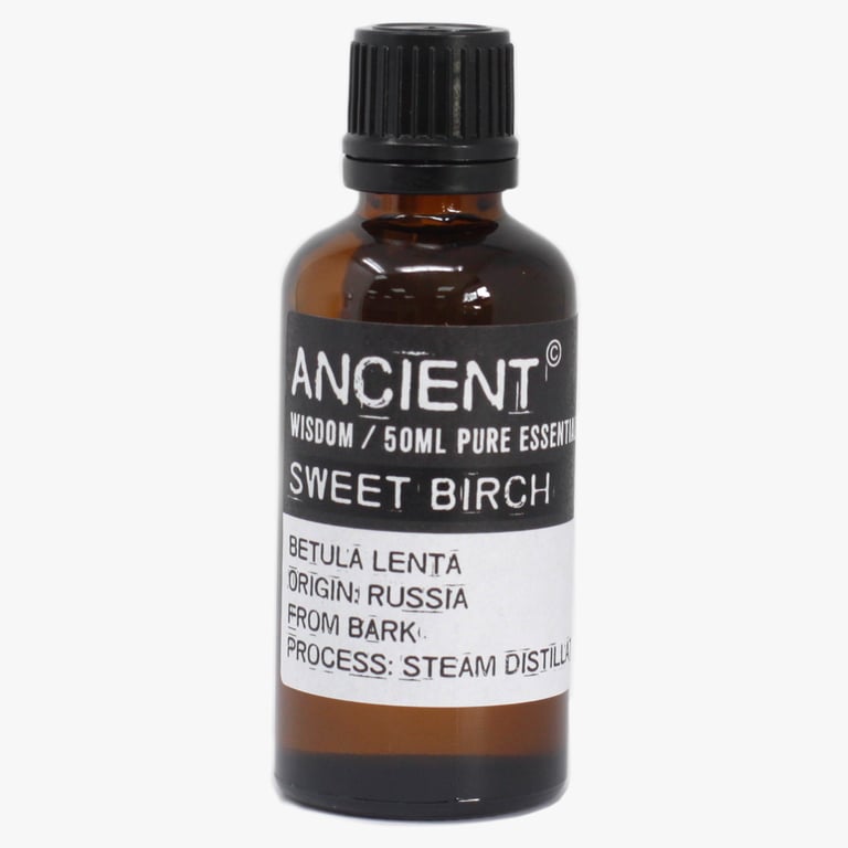 Sweet Birch 50ml - Natural Essential Oil for Aromatherapy and Scent Therapy