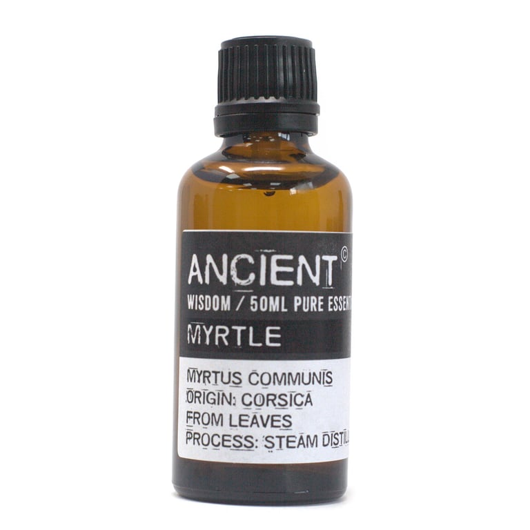50ml Pure Myrtle Essential Oil - Aromatic & Invigorating - Your Brand Name