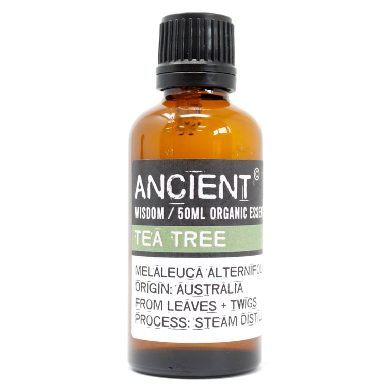 Organic Tea Tree Essential Oil (50ml) - Pure & Natural by Your Brand Name