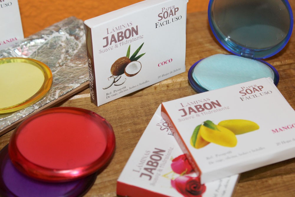 Natural Coconut Paper Soap - Eco Friendly Home Beauty Cleansing Bar