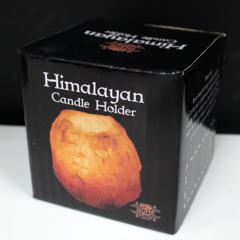 Quality Artisanal Natural Salt Candle Holder