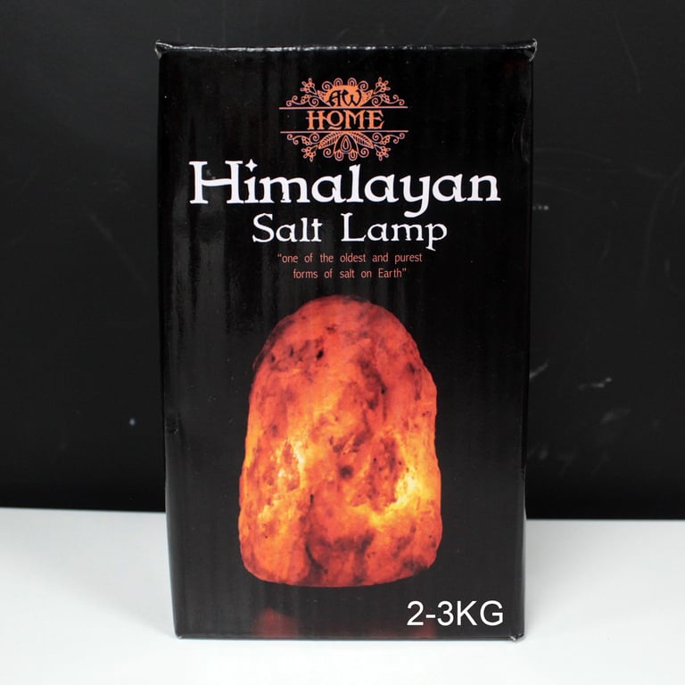 Natural Himalayan Salt Lamp - 2-3kg, Quality & Therapeutic Benefits