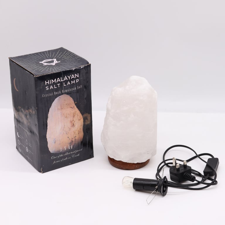 Himalayan Salt Lamp (3-5kg) - Natural Air Purifier by Crystal Rock